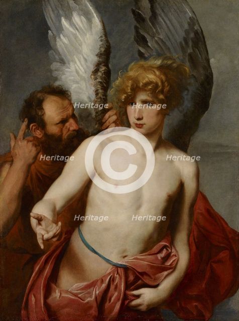 Daedalus and Icarus, Between 1615 and 1620. Artist: Dyck, Sir Anthony van (1599-1641)