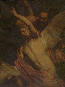 Daedalus and Icarus. Creator: Pieter Thijs