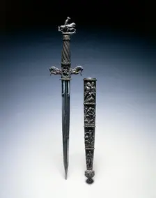 Dagger, 1600s (1500s blade). Creator: Unknown