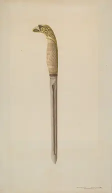 Dagger, 1935/1942. Creator: T. Joyce