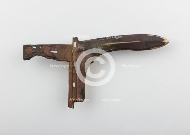 Dagger-Ax, Chinese, Yan kingdom, 3rd century B.C. Creator: Unknown.