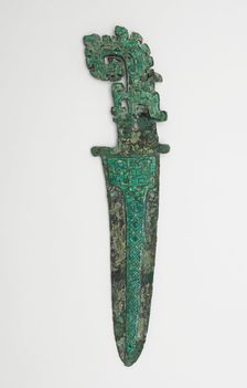 Dagger-axe (ge) with dragons, Late Shang dynasty, ca. 1300-1200 BCE. Creator: Unknown