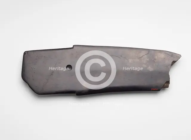 Dagger-axe (ge ?), fragment, Erlitou culture or early Shang dynasty, ca. 2000-ca. 1400 BCE. Creator: Unknown.