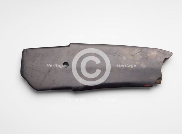 Dagger-axe (ge ?), fragment, Erlitou culture or early Shang dynasty, ca. 2000-ca. 1400 BCE. Creator: Unknown.