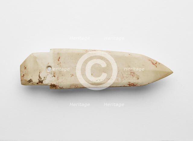 Dagger-axe (ge ?), fragment, Late Shang dynasty, ca. 1300-ca. 1050 BCE. Creator: Unknown.