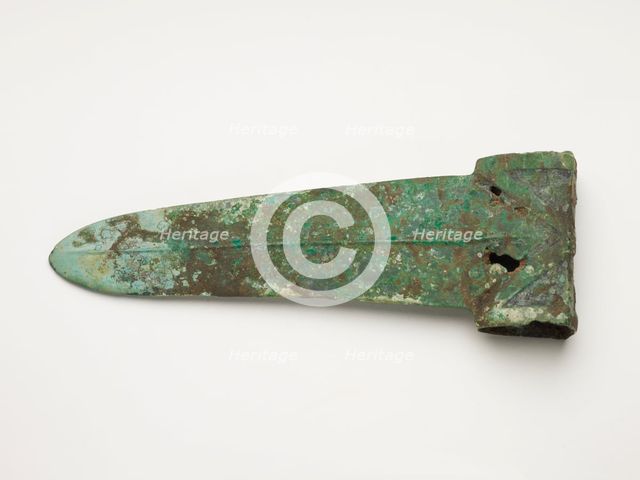 Dagger-axe (ge), Late Shang dynasty, ca. 12th-11th century BCE. Creator: Unknown.