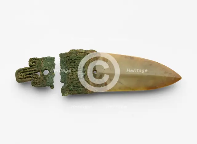 Dagger-axe (ge ?), Late Shang dynasty, ca. 1300-ca. 1050 BCE. Creator: Unknown.