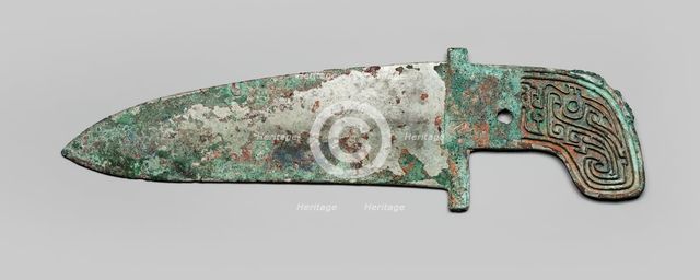 Dagger-Axe (ge), Shang dynasty (1600 - 1046 B.C.). Creator: Unknown.