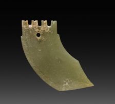 Dagger-Axe Shaped Pendant, 12th-10th Century BC. Creator: Unknown