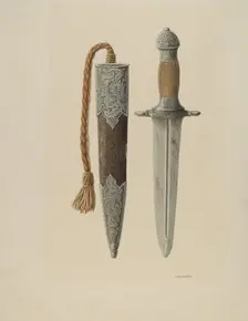 Dagger and Sheath, 1935/1942. Creator: Cornelius Christoffels
