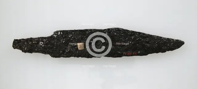 Dagger Blade, Frankish, 500-600. Creator: Unknown.