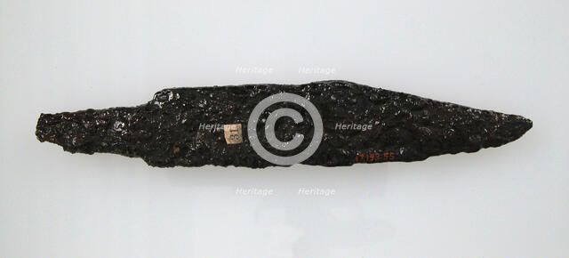 Dagger Blade, Frankish, 500-600. Creator: Unknown.