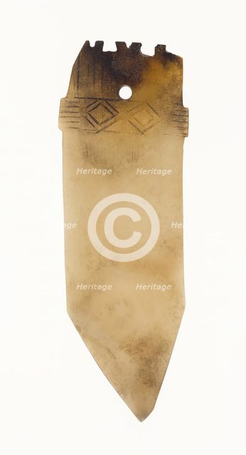Dagger-Blade (ge), late Shang dynasty to Western Zhou period,  c. 1200-771 B.C. Creator: Unknown.