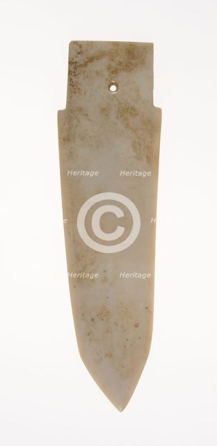 Dagger-Blade (ge), Shang dynasty (c.1600-1046), 13th-11th century B.C. Creator: Unknown.