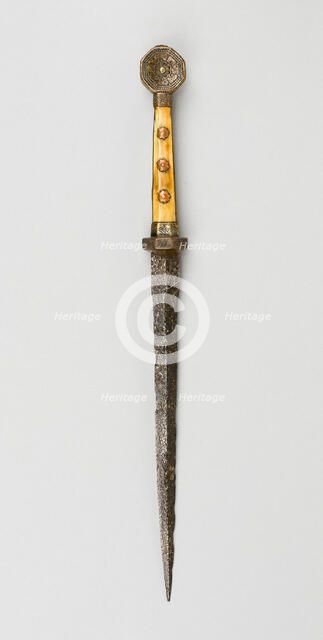 Dagger, Europe, 19th century in the 15th century style. Creator: Unknown.