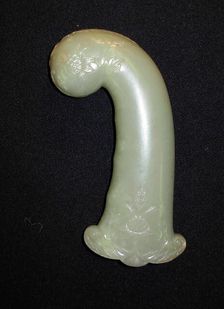 Dagger Hilt with Floral Designs, , 18th century. Creator: Unknown