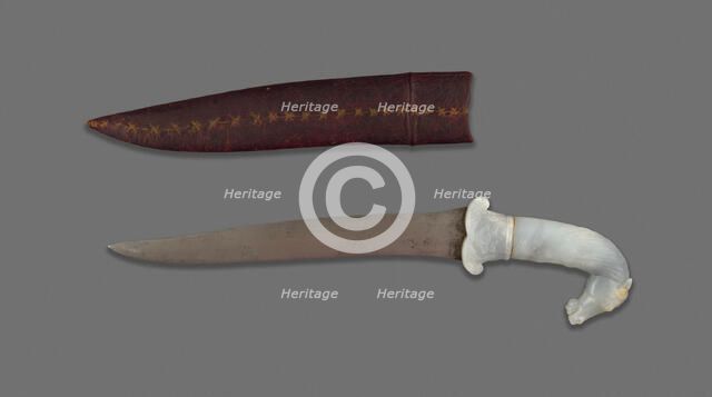 Dagger with Horse-Head Pommel, 17th/18th century. Creator: Unknown.