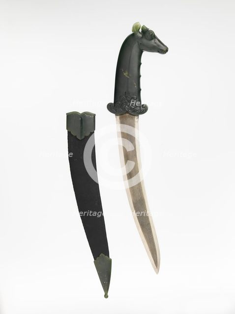 Dagger with Hilt in the Form of a Blue Bull (Nilgai), India, ca. 1640. Creator: Unknown.