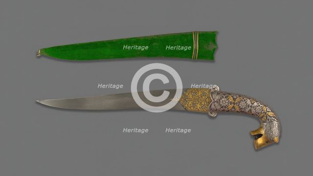 Dagger with Lion-Head Pommel, 17th/18th century. Creator: Unknown.