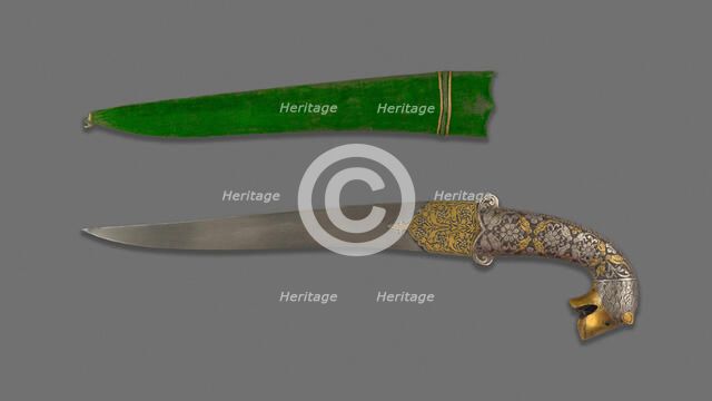 Dagger with Lion-Head Pommel, 17th/18th century. Creator: Unknown.