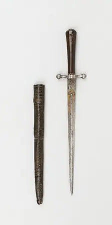 Dagger with Sheath, Scotland, dated 1624. Creator: Unknown
