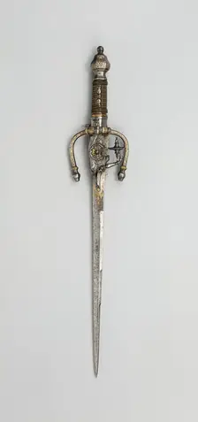 Dagger with Wheel-Lock Pistol, Italy, 1600/25. Creator: Unknown
