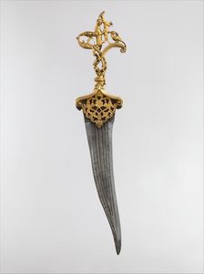 Dagger with Zoomorphic Hilt, India, second half 16th century. Creator: Unknown