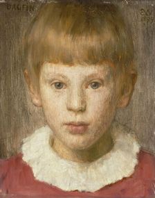 Dagfin, the Artist's Son, 1899. Creator: Erik Werenskiold