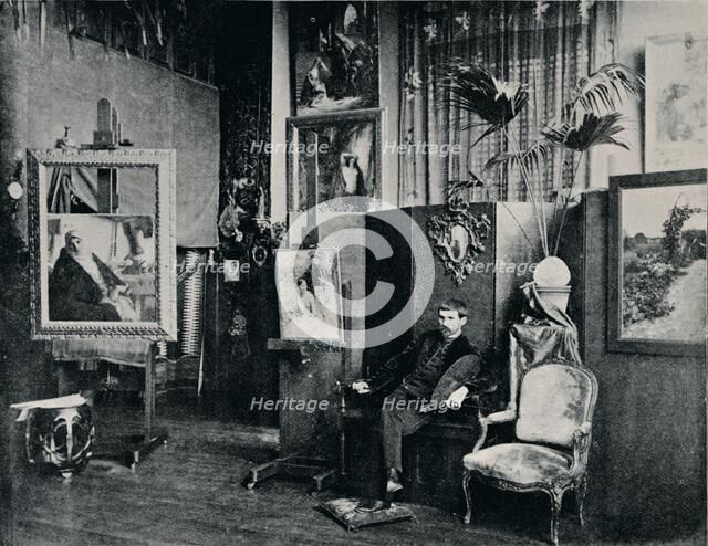 'Dagnan in his Studio', c1897. Artist: Unknown.