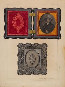 Daguerreotype Case, 1935/1942. Creator: Robert Schuerer