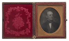 Daguerreotype of William Lloyd Garrison, ca. 1860. Creator: Cutting & Turner