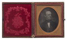Daguerreotype of William Lloyd Garrison, ca. 1860. Creator: Cutting & Turner