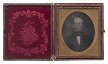 Daguerreotype of William Lloyd Garrison, ca. 1860. Creator: Cutting & Turner