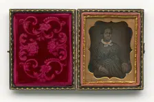 Daguerreotype of Rhoda Phillips, ca. 1850. Creator: Unknown
