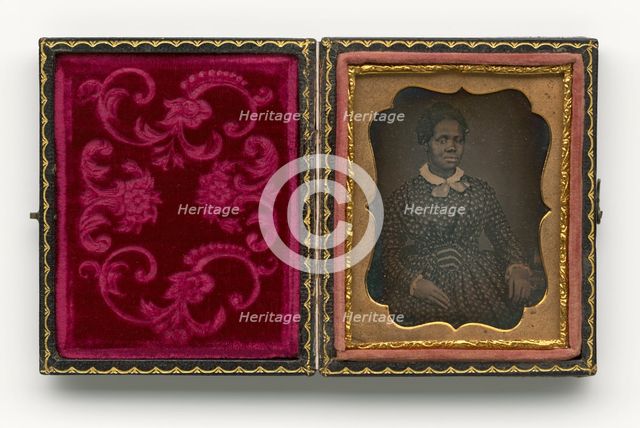 Daguerreotype of Rhoda Phillips, ca. 1850. Creator: Unknown.
