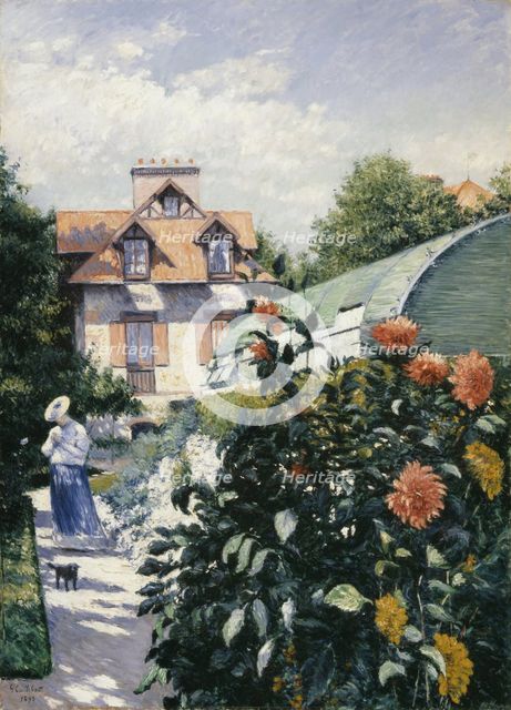 Dahlias, Garden at Petit Gennevilliers, 1893.