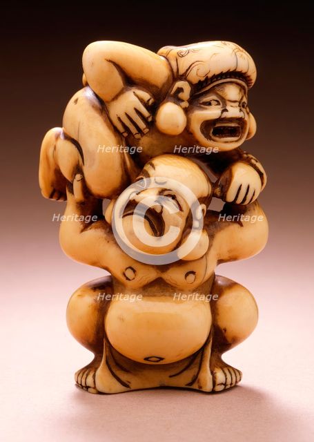 Daikoku and Ebisu: Gods of Wealth and Commerce, 18th century. Creator: Unknown.
