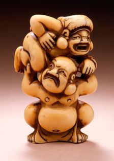 Daikoku and Ebisu: Gods of Wealth and Commerce, 18th century. Creator: Unknown