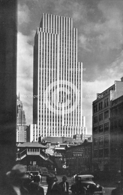'Daily News Building, New York City', 1933. Artist: Unknown.