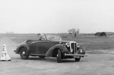 Daimler DB18 prototype on 1956 Thames Estuary Automobile Club Southend Rally. Creator: Unknown