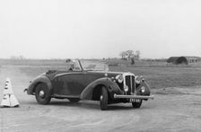 Daimler DB18 prototype on 1956 Thames Estuary Automobile Club Southend Rally. Creator: Unknown