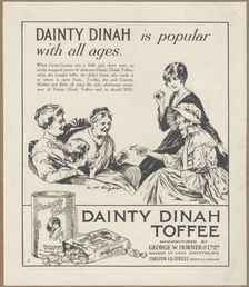 Dainty Dinah Toffee, c.1920. Creator: Wilfred Fryer