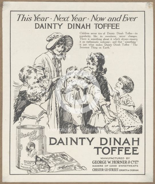Dainty Dinah Toffee, c.1920. Creator: Wilfred Fryer.
