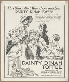 Dainty Dinah Toffee, c.1920. Creator: Wilfred Fryer