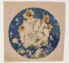 Daisies and Periwinkles, between 1870 and 1926. Creator: Albert Louis Dammouse
