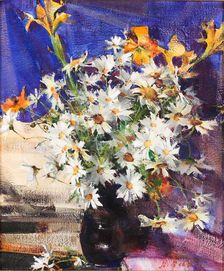 Daisies, Between 1930 and 1940. Creator: Nikolay Feshin