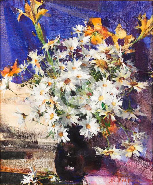 Daisies, Between 1930 and 1940. Creator: Nikolay Feshin.