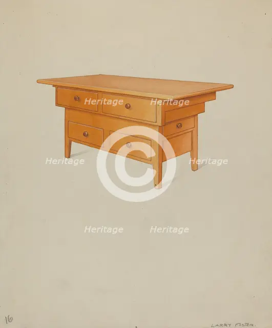 Dairy Counter, 1935/1942. Creator: Lawrence Foster.