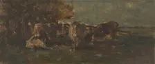 Dairy cows, 1870-1897. Creator: Willem Roelofs