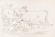 Dairy Cattle, 1825-1839. Creator: James Howe